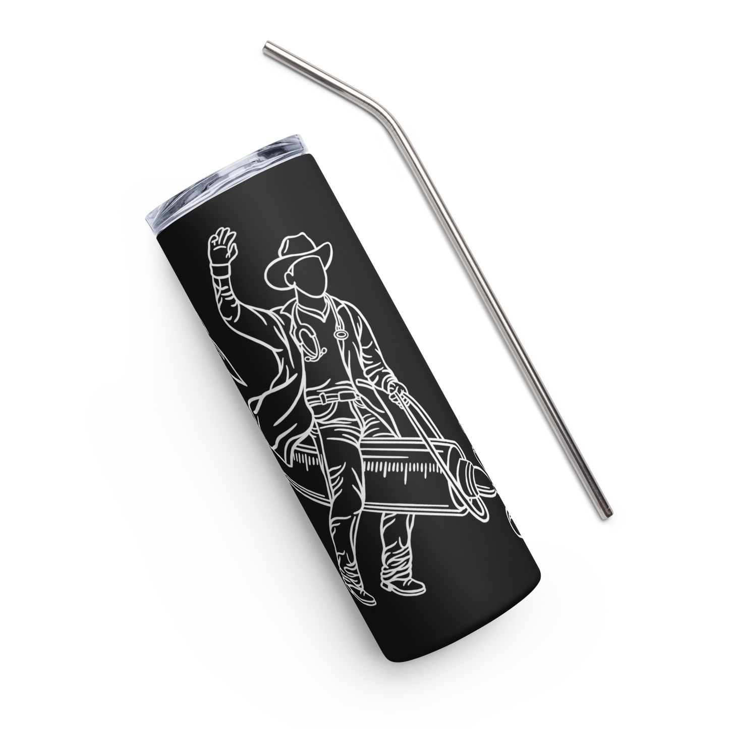 TWNM- Black Stainless-steel tumbler