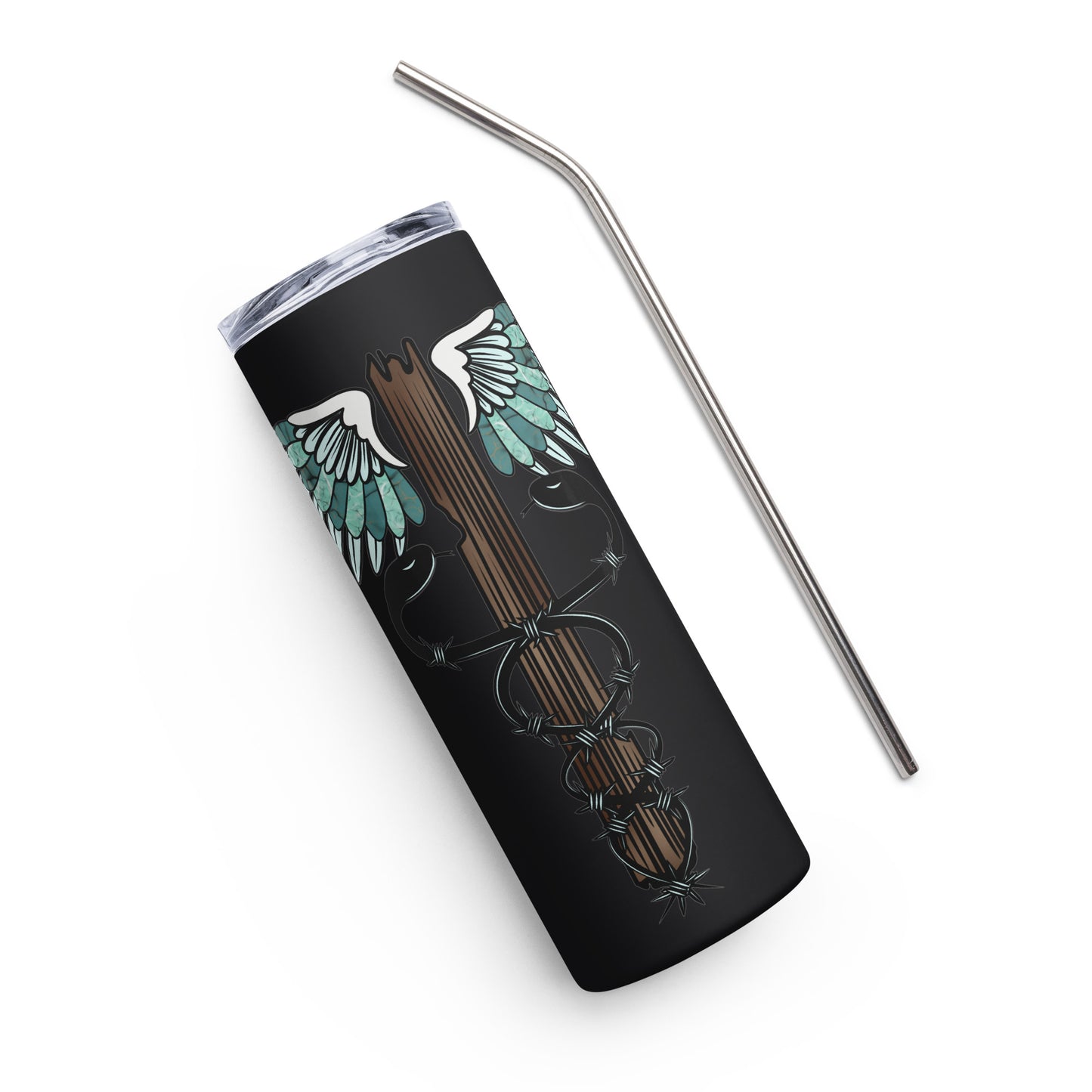 Cowgirl Caduceus- Stainless Steel Tumbler