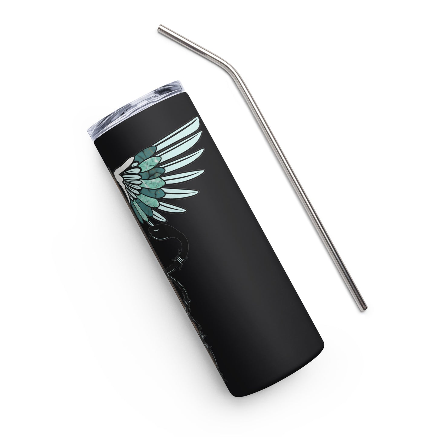 Cowgirl Caduceus- Stainless Steel Tumbler