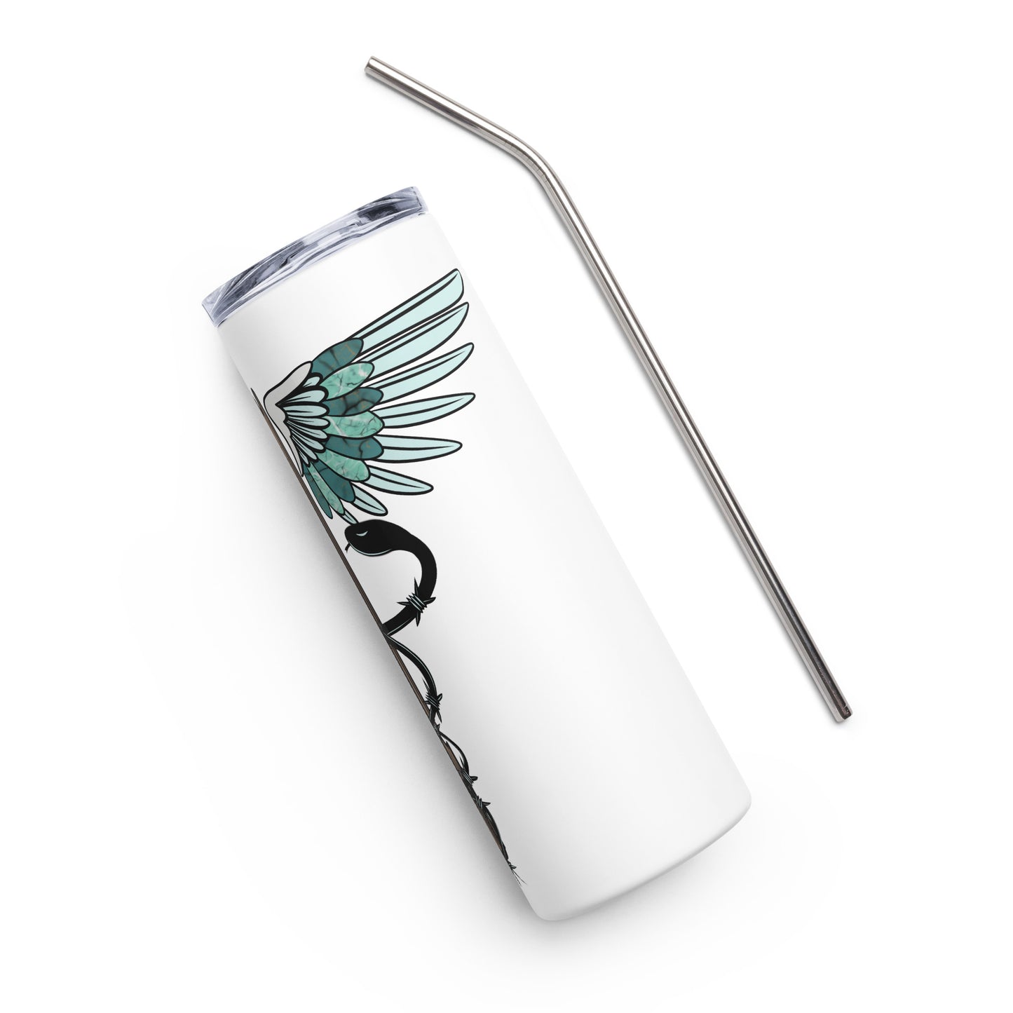 Cowgirl Caduceus- Stainless Steel Tumbler