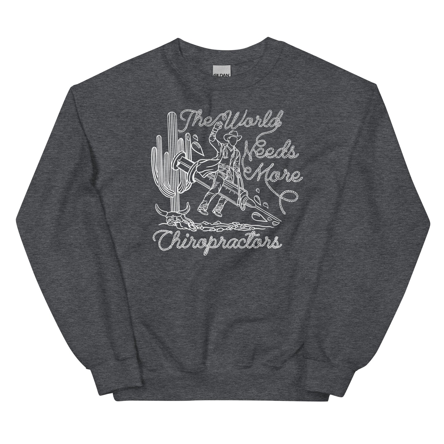 TWNM- Chiropractors Unisex Crewneck Dark Colors