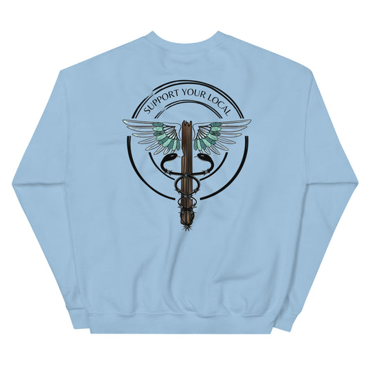 Support Your Local- Light Colors Unisex Crew Neck