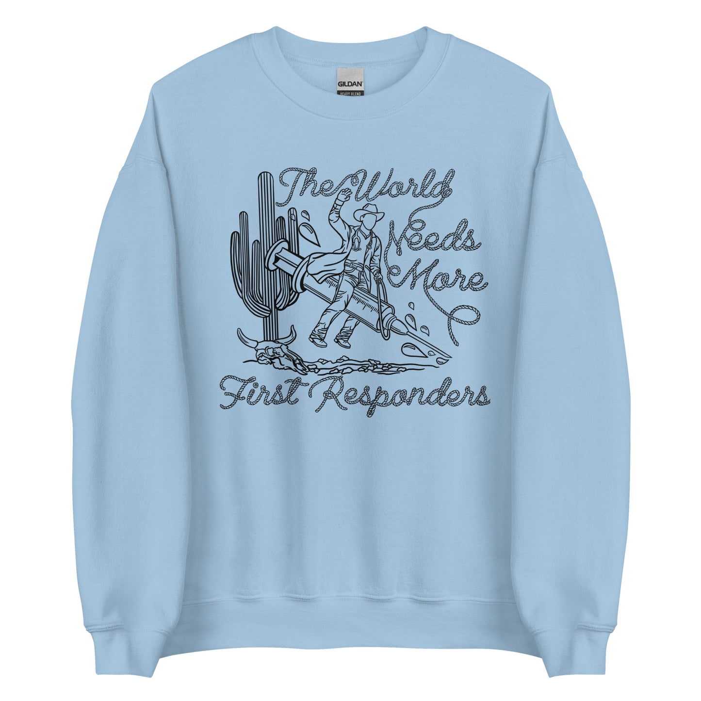 TWNM-First Responders Unisex Crewneck Light Colors