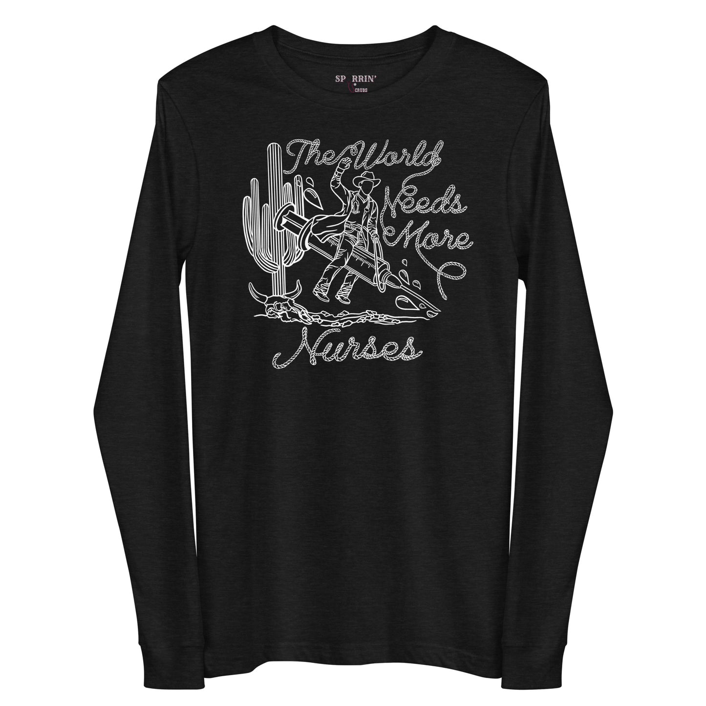 TWNM- Nurses Unisex Long Sleeve Tee Dark Colors