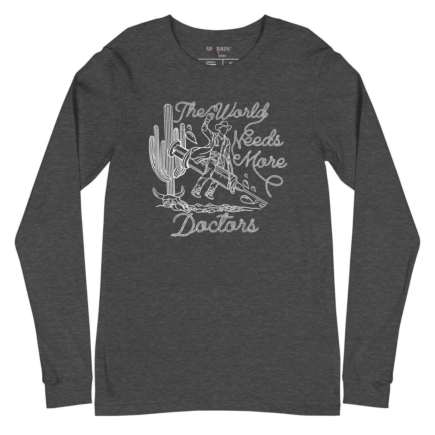 TWNM- Doctors Unisex Long Sleeve Tee Dark Colors