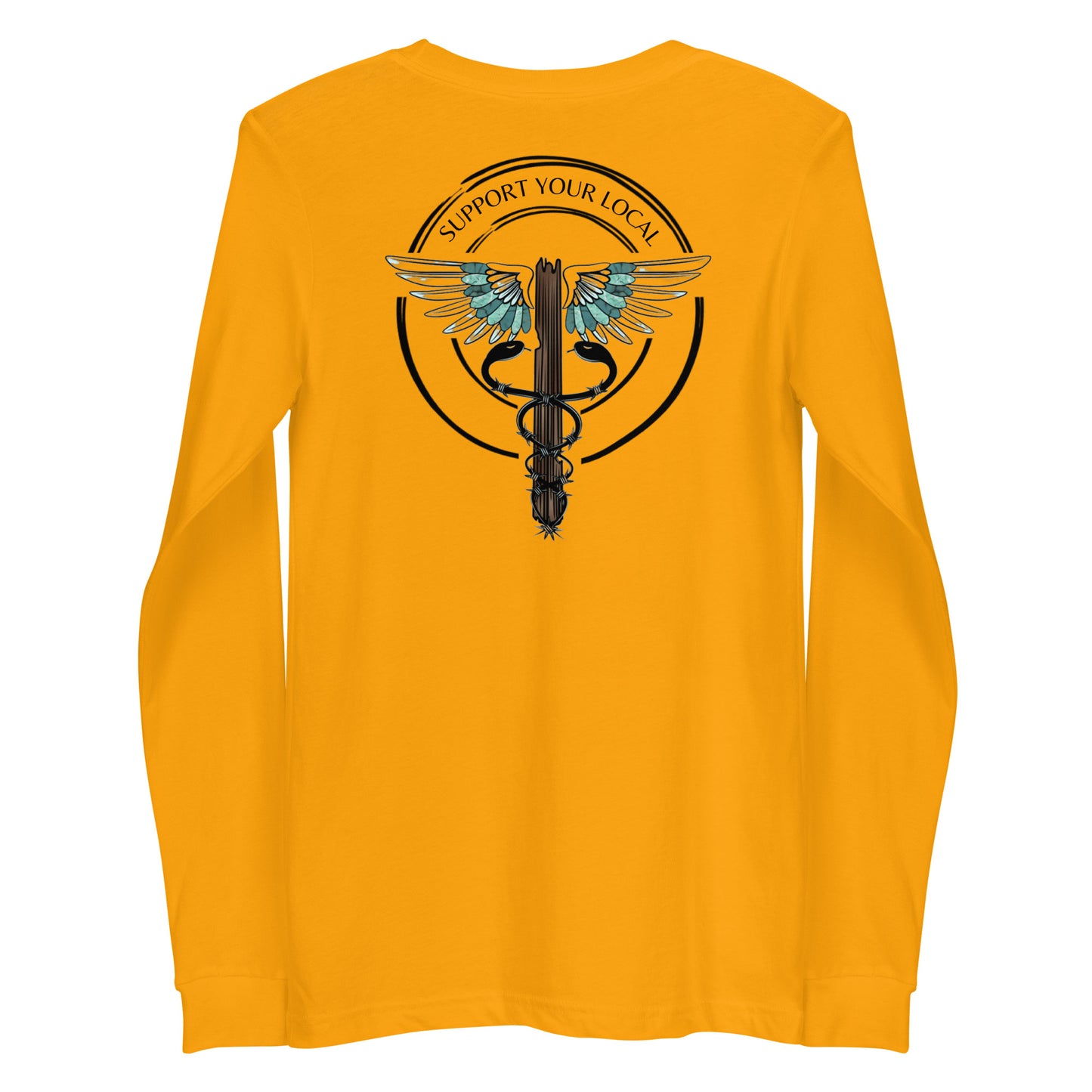 Support Your Local- Light Colors Unisex Long Sleeve Tee