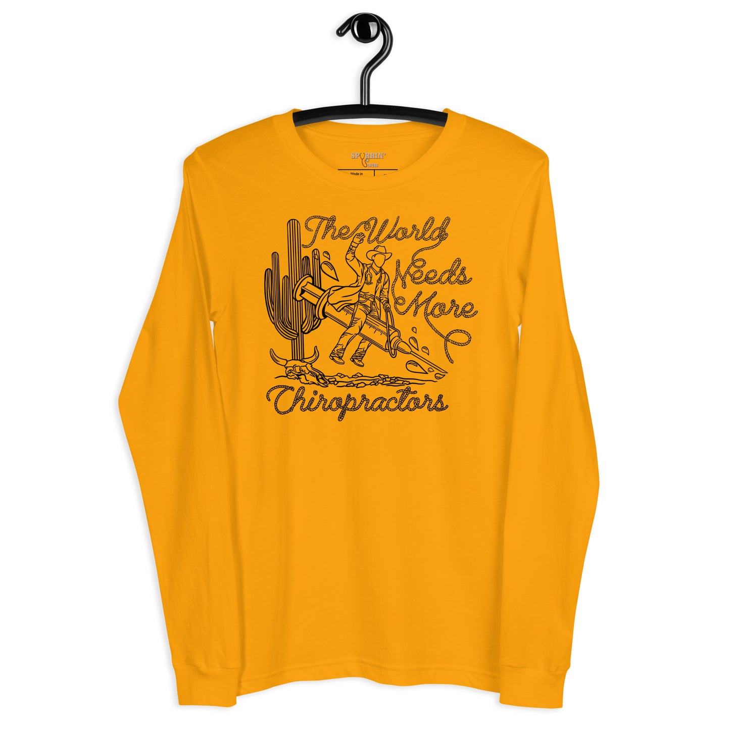 TWNM- Chiropractors Unisex Long Sleeve Tee Light Colors