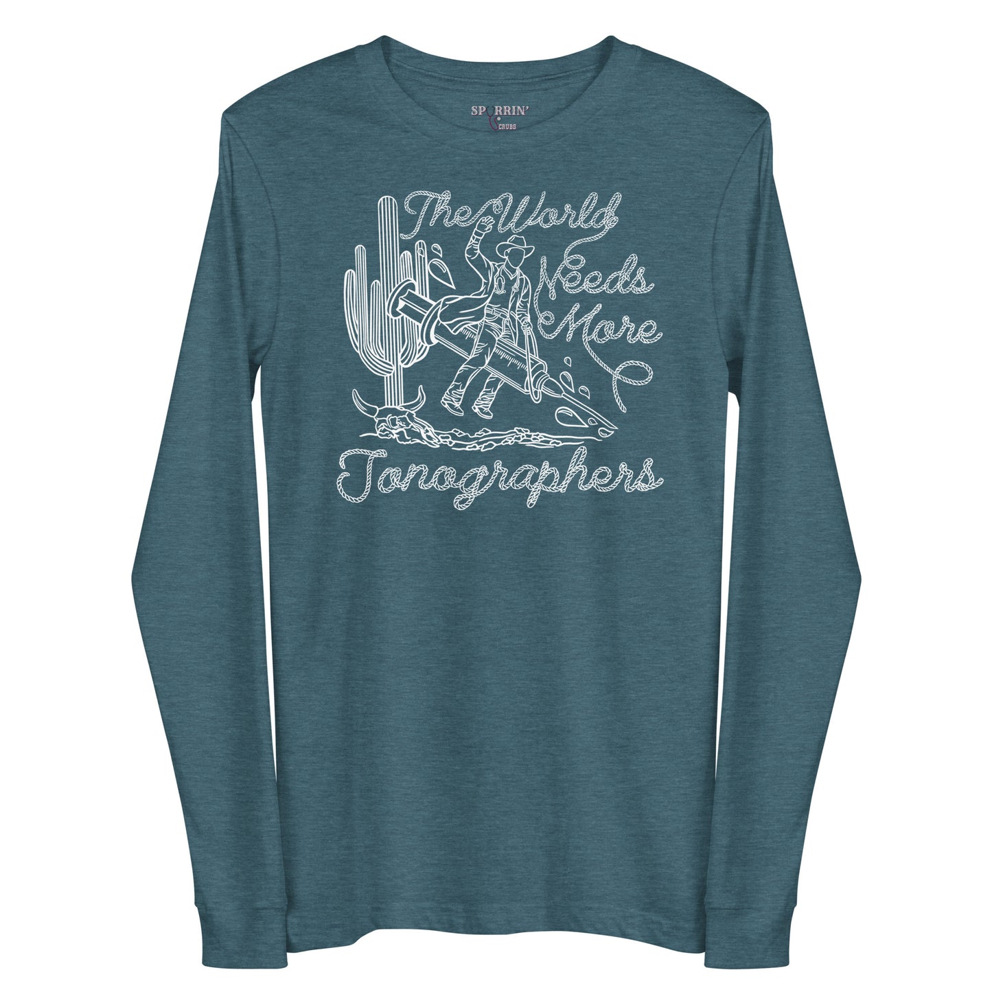 TWNM- Sonographers Long Sleeve T-Shirt Dark Colors