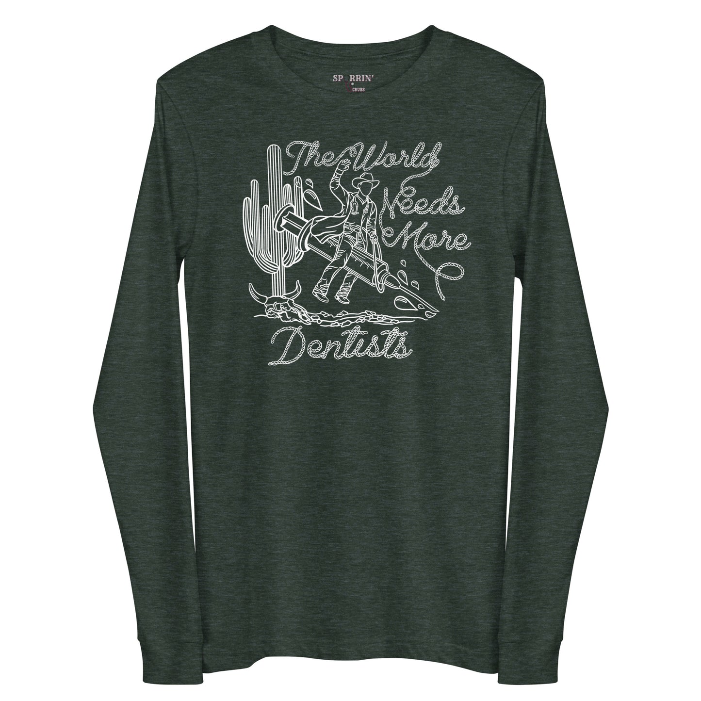 TWNM- Dentists Long Sleeve T-Shirt Dark Colors