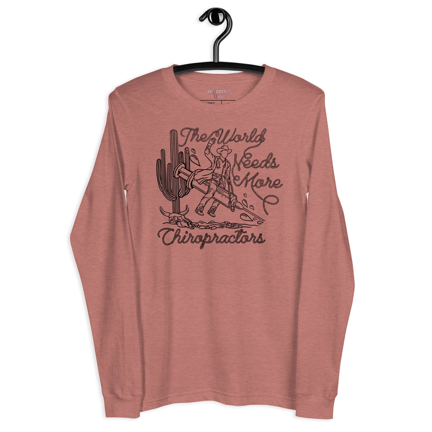 TWNM- Chiropractors Unisex Long Sleeve Tee Light Colors