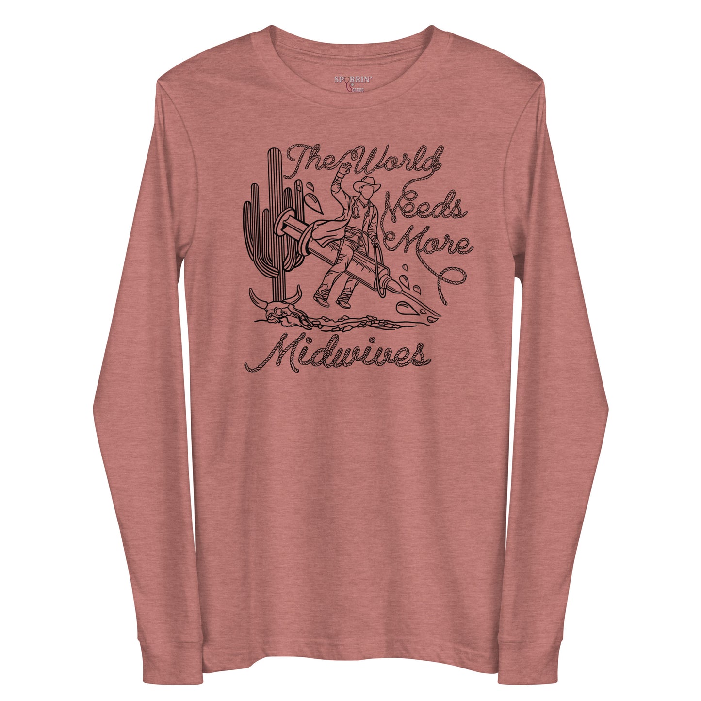 TWNM-Midwives Long Sleeve T-Shirt Light Colors