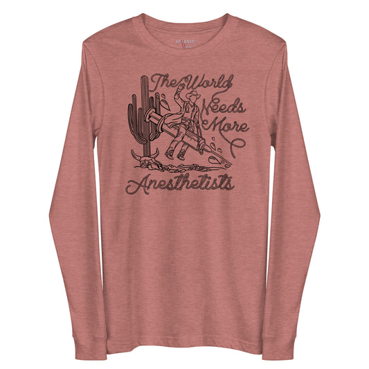 TWNM- Anesthetists Long Sleeve T-Shirt Light Colors