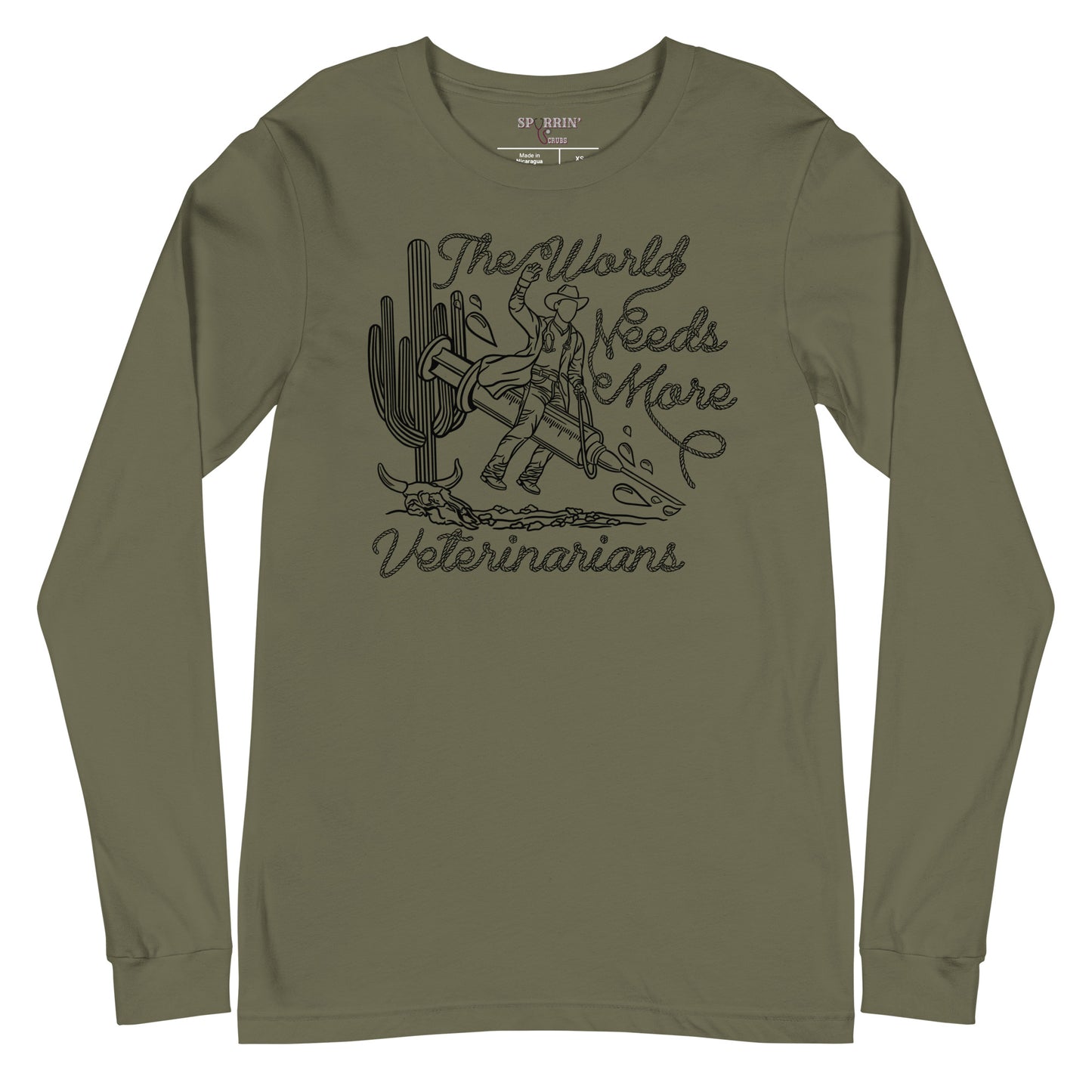 TWNM-Veterinarians Unisex Long Sleeve Tee Light Colors