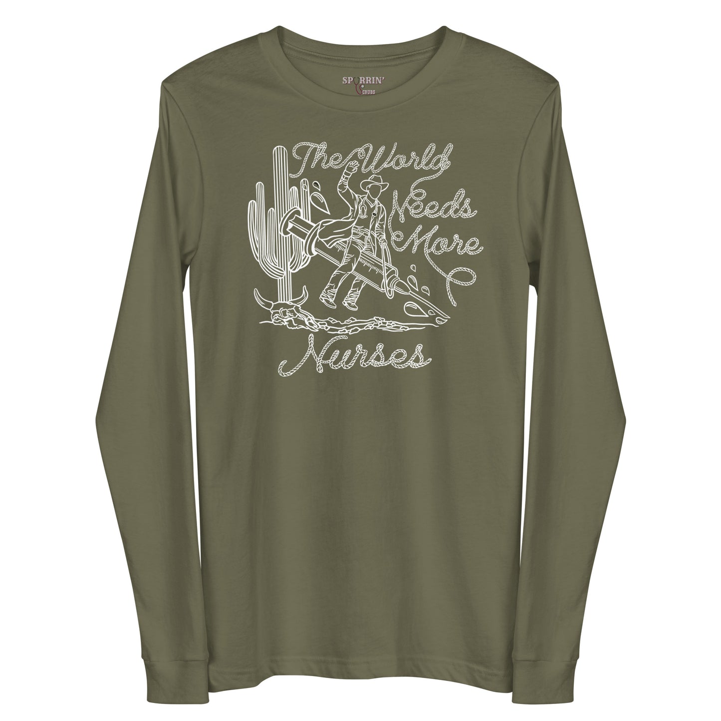 TWNM- Nurses Unisex Long Sleeve Tee Dark Colors