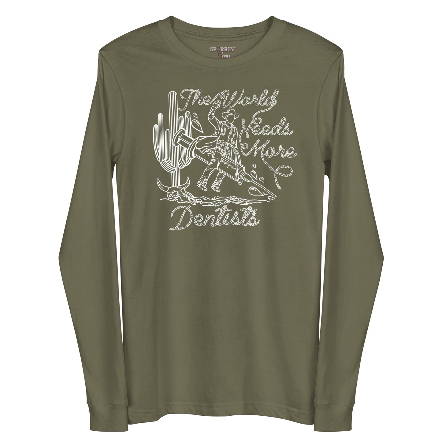 TWNM- Dentists Long Sleeve T-Shirt Dark Colors