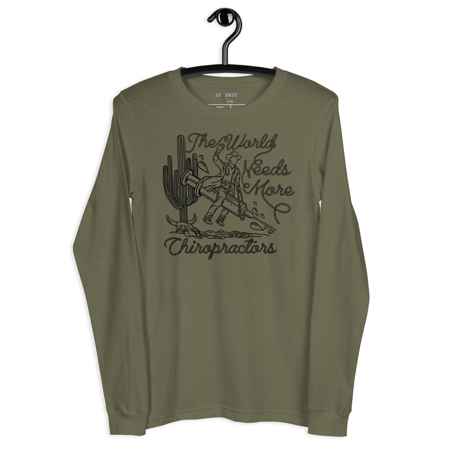 TWNM- Chiropractors Unisex Long Sleeve Tee Light Colors