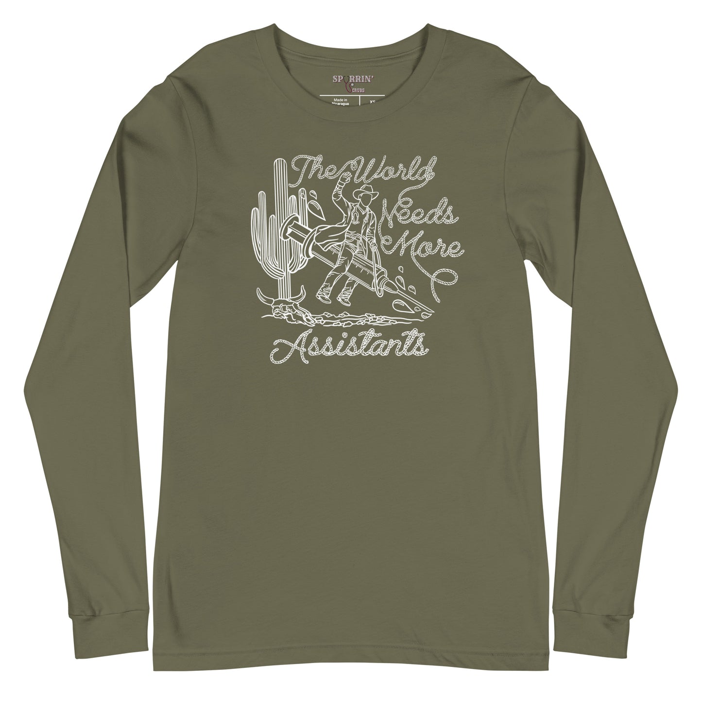 TWNM- Assistants Long Sleeve T-Shirt Dark Colors