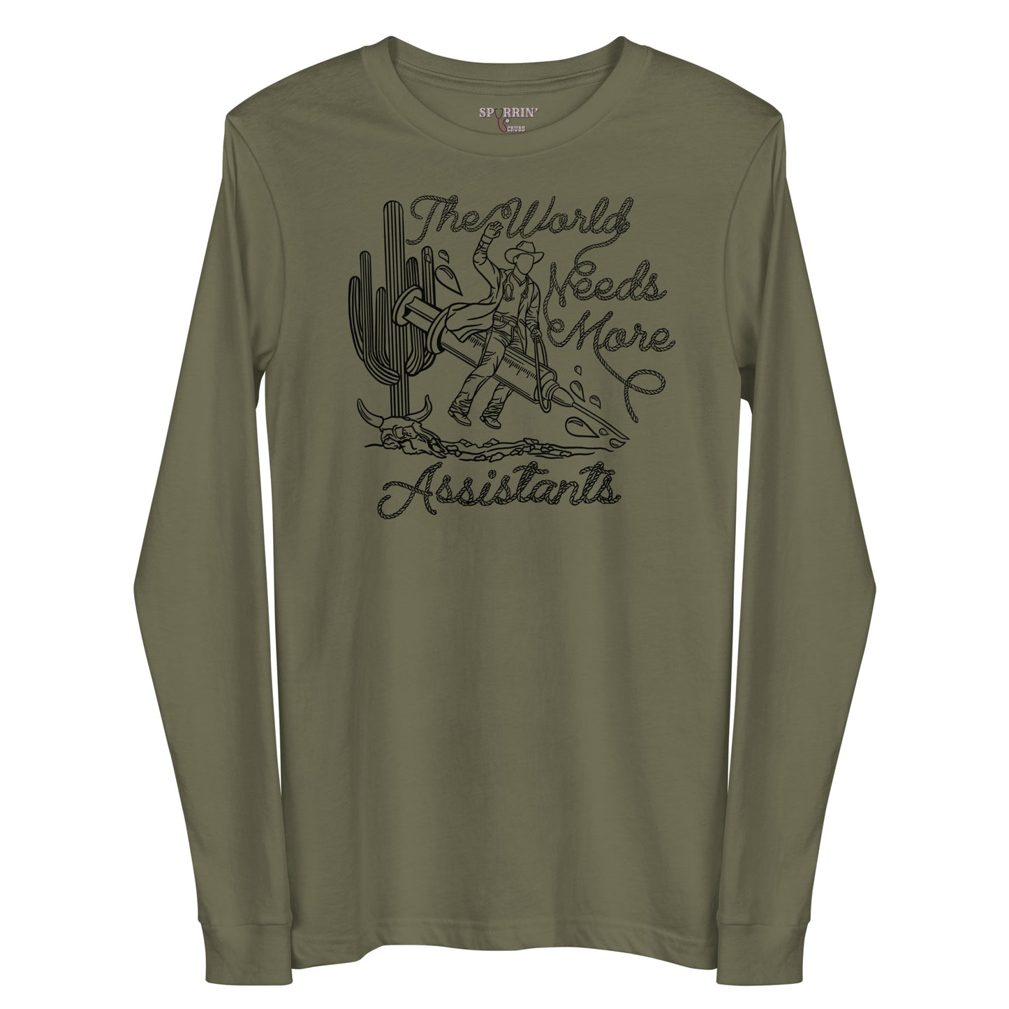 TWNM- Assistants Long Sleeve T-Shirt Light Colors