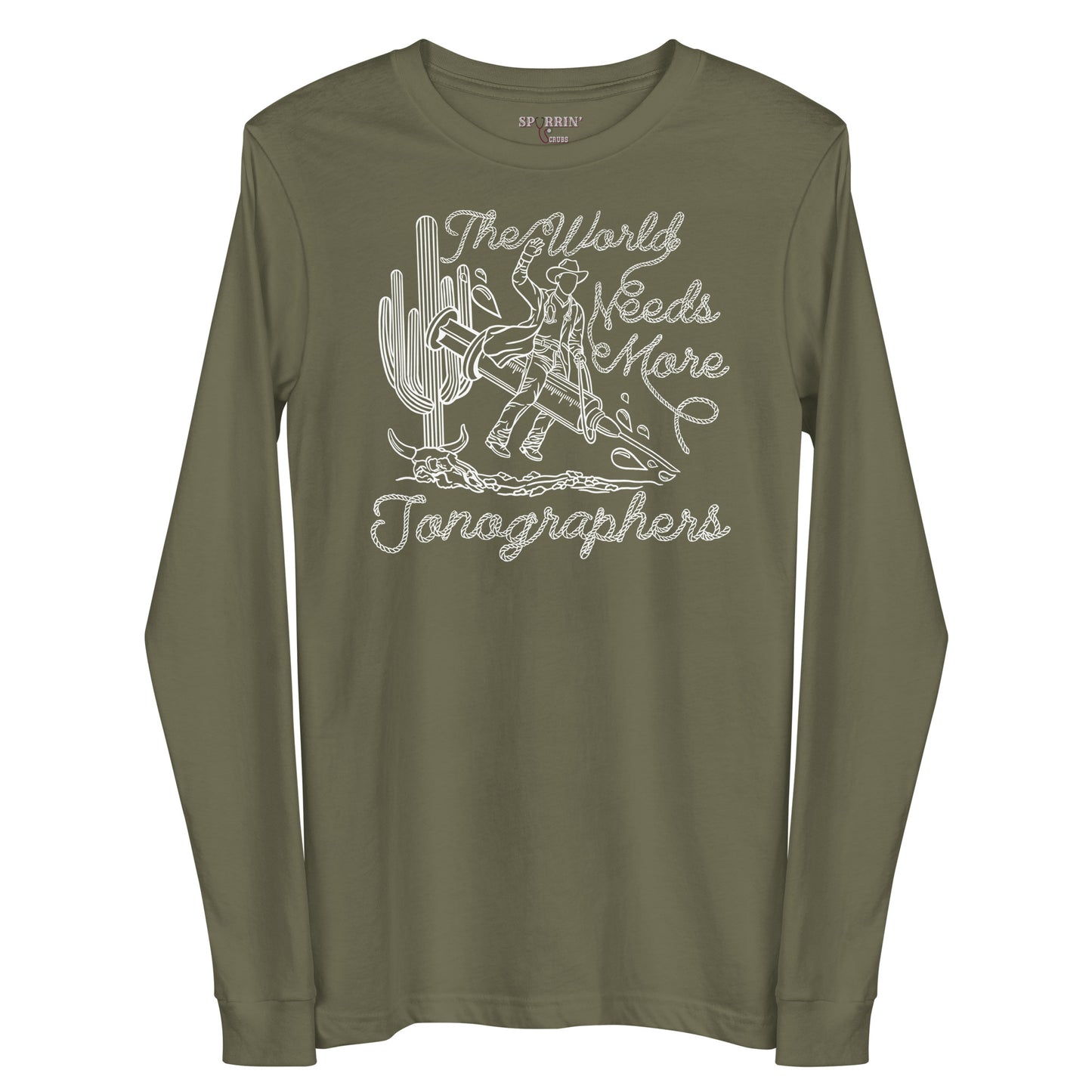 TWNM- Sonographers Long Sleeve T-Shirt Dark Colors