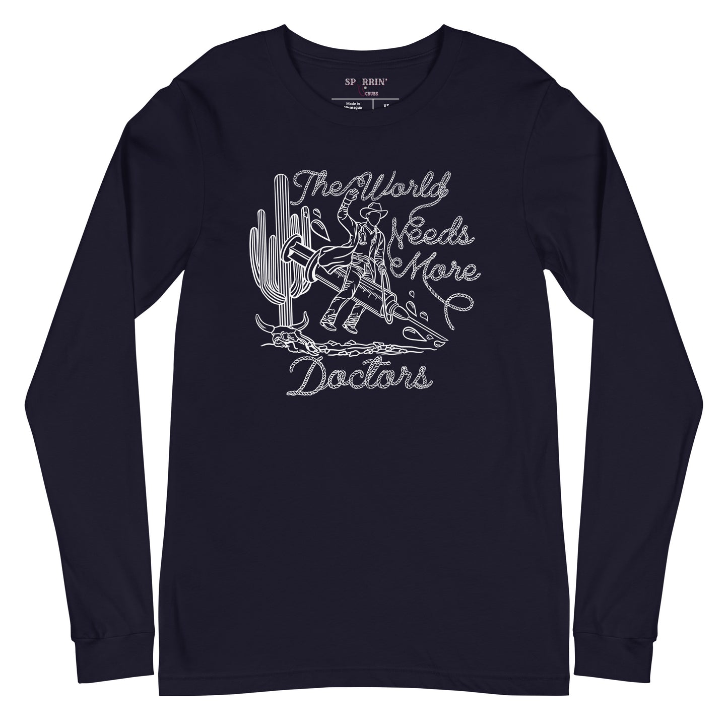 TWNM- Doctors Unisex Long Sleeve Tee Dark Colors