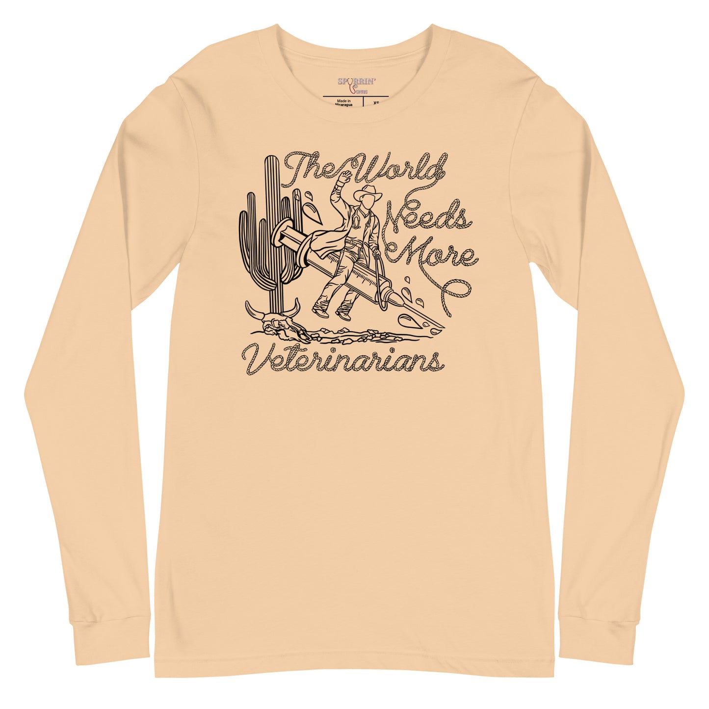 TWNM-Veterinarians Unisex Long Sleeve Tee Light Colors