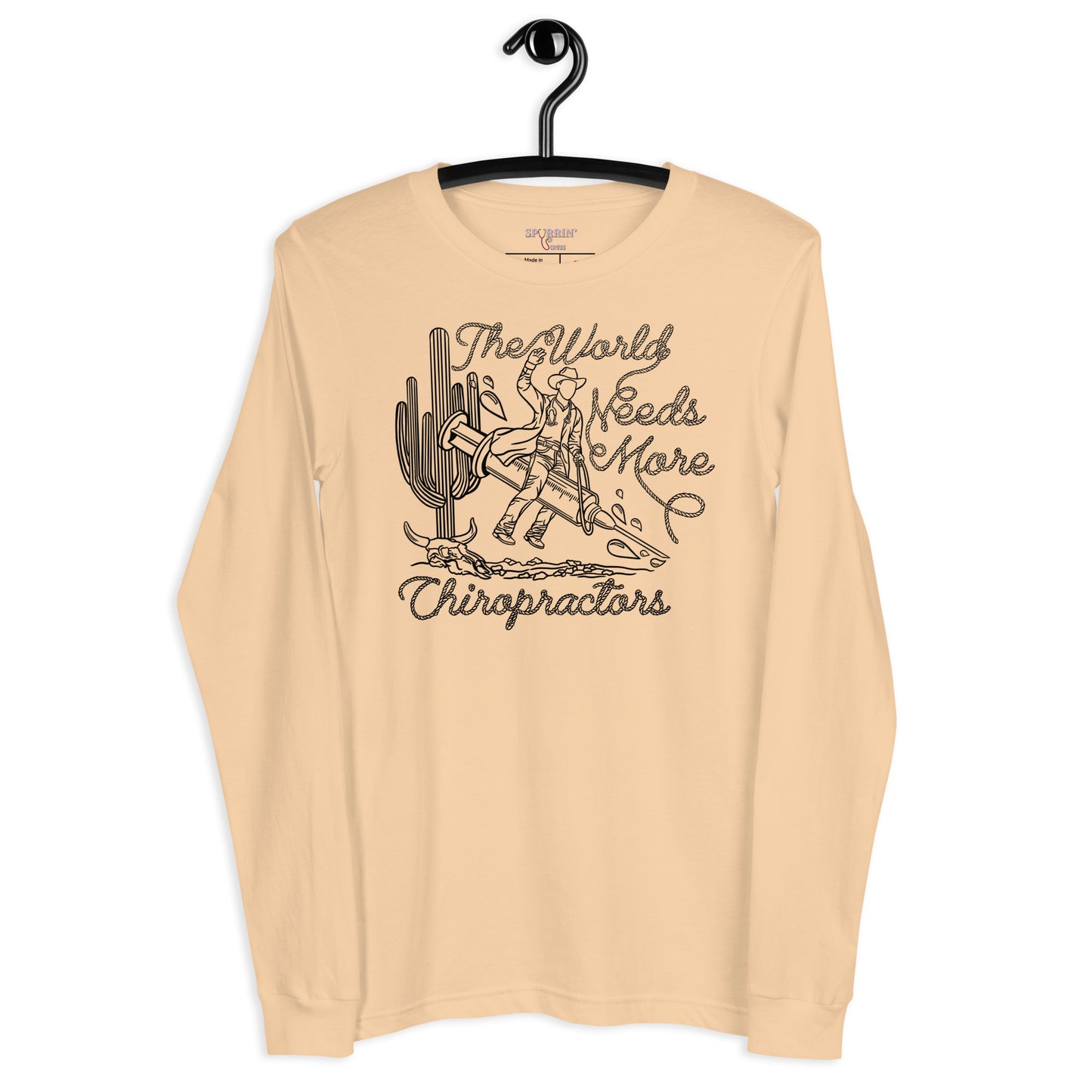 TWNM- Chiropractors Unisex Long Sleeve Tee Light Colors