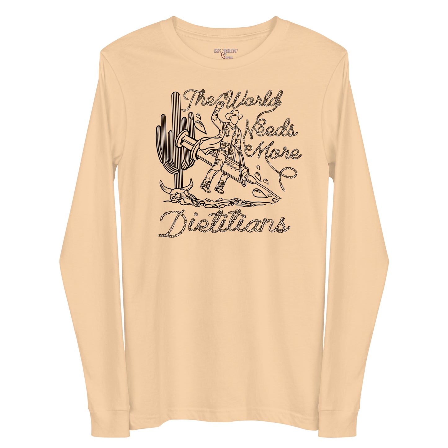 TWNM- Dietitians Long Sleeve T-Shirt Light Colors