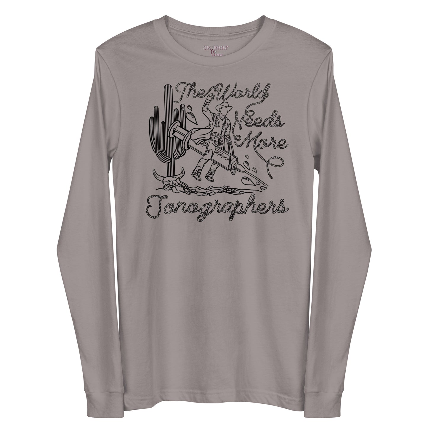 TWNM- Sonographers Long Sleeve T-Shirt Light Colors