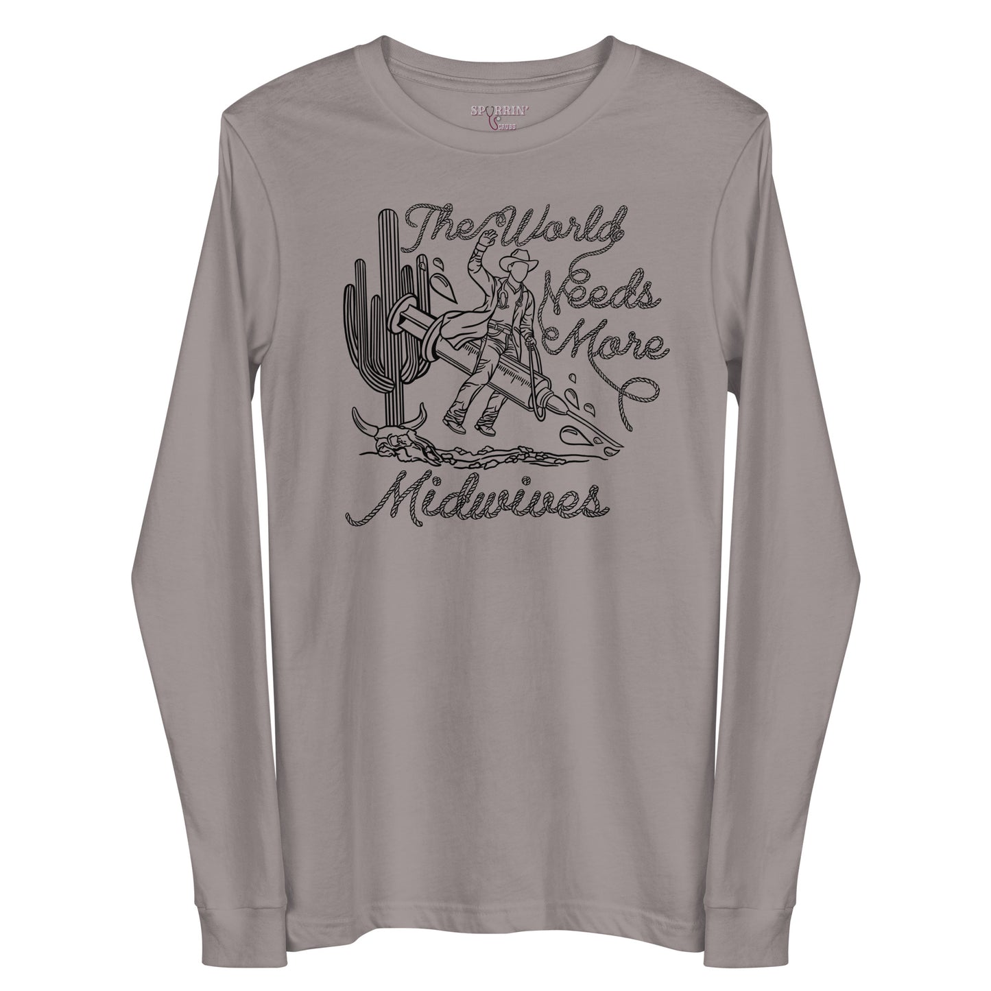 TWNM-Midwives Long Sleeve T-Shirt Light Colors