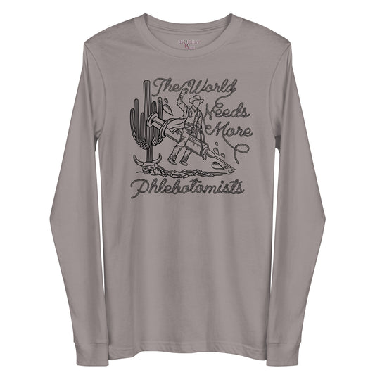 TWNM- Phlebotomists Long Sleeve T-Shirt Light Colors