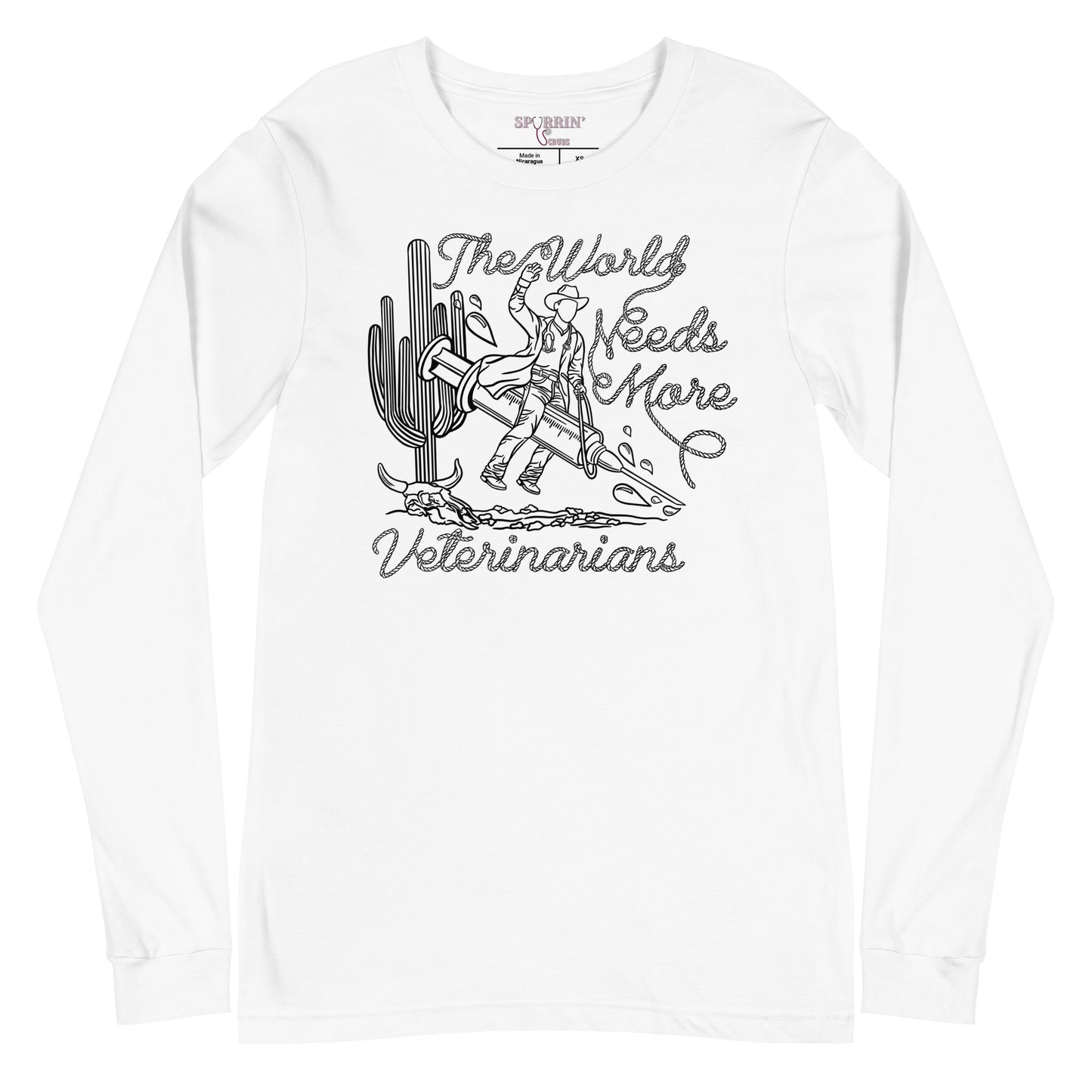 TWNM-Veterinarians Unisex Long Sleeve Tee Light Colors