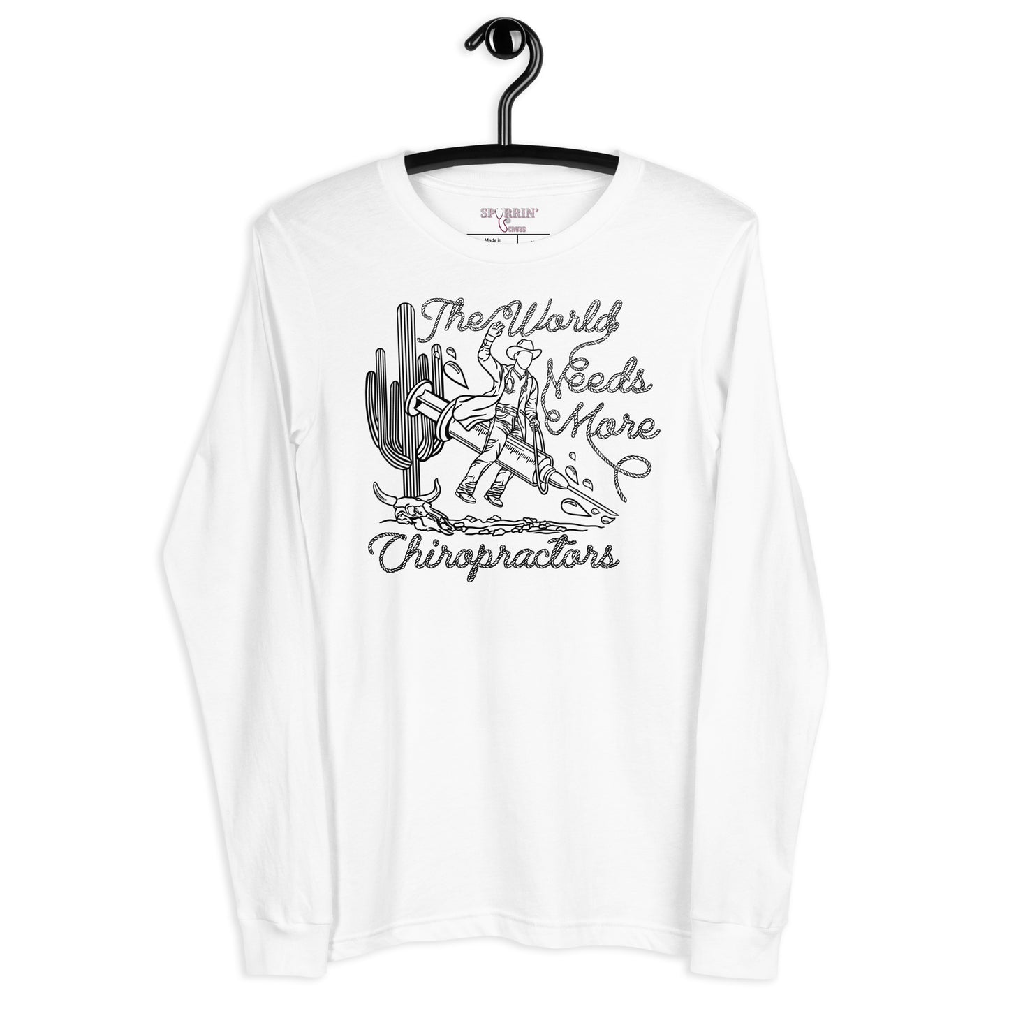 TWNM- Chiropractors Unisex Long Sleeve Tee Light Colors