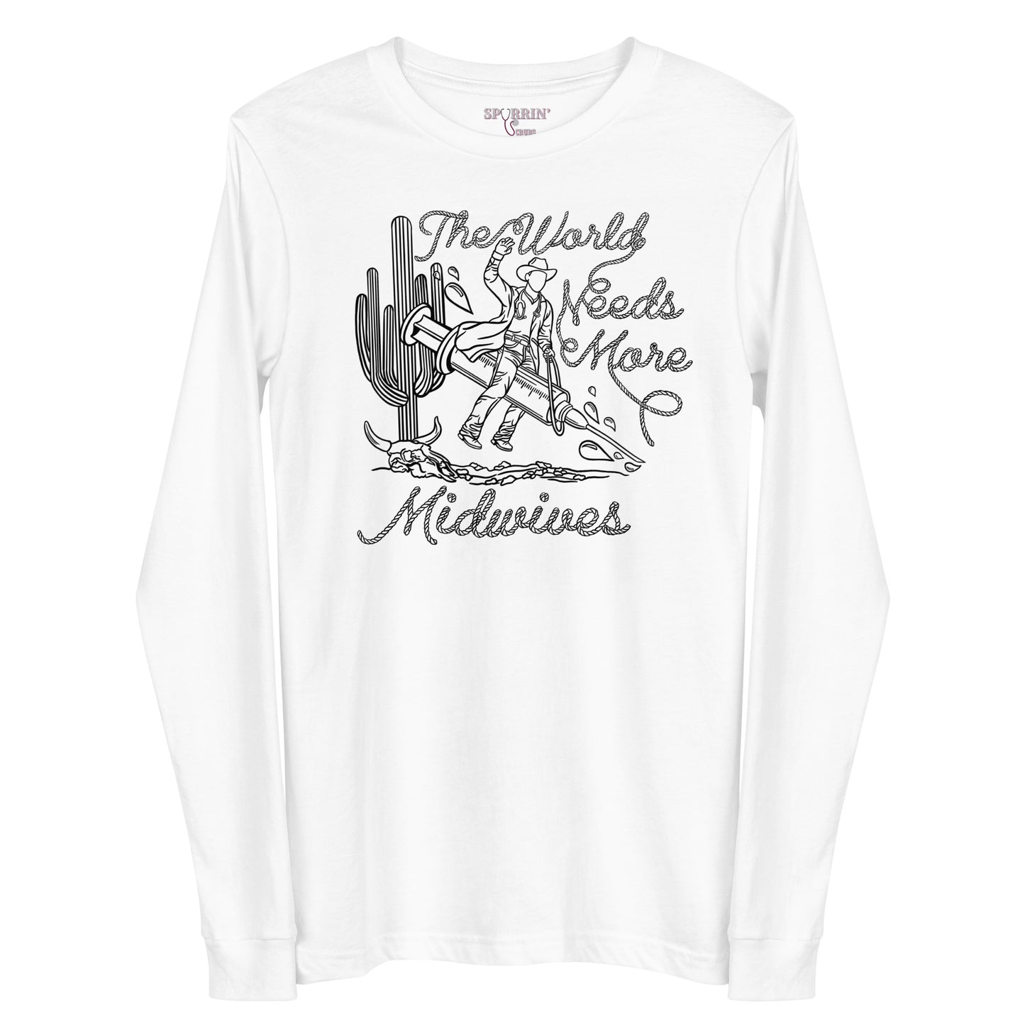 TWNM-Midwives Long Sleeve T-Shirt Light Colors