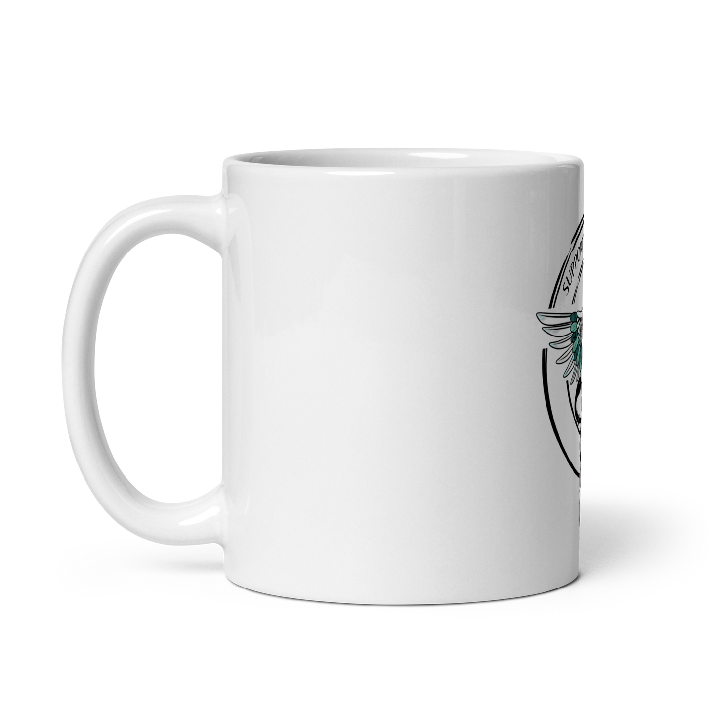 Support Your Local- White Glossy Mug