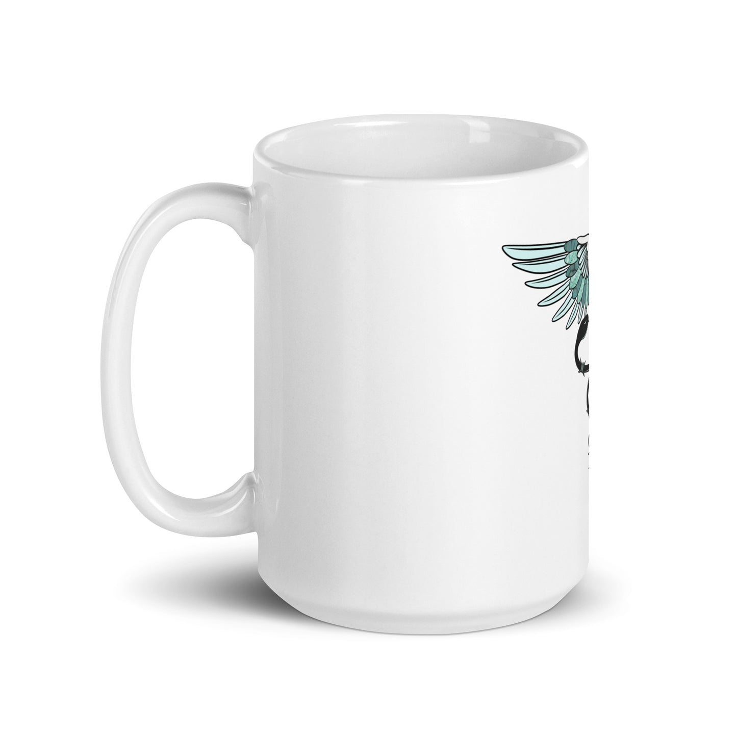 Cowgirl Caduceus- White Glossy Mug