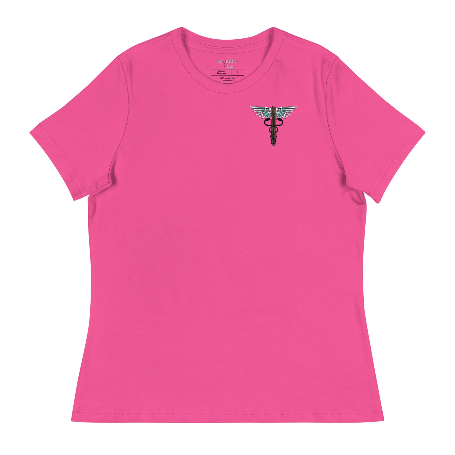 Cowgirl Caduceus- Women's Relaxed T-Shirt