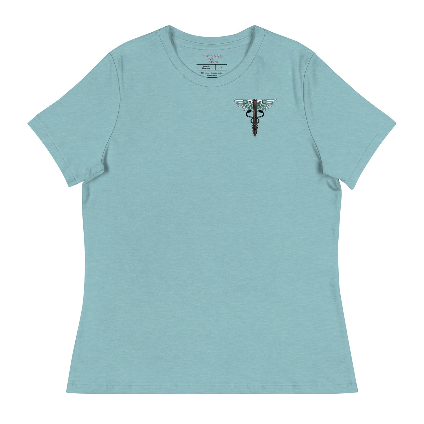 Cowgirl Caduceus- Women's Relaxed T-Shirt