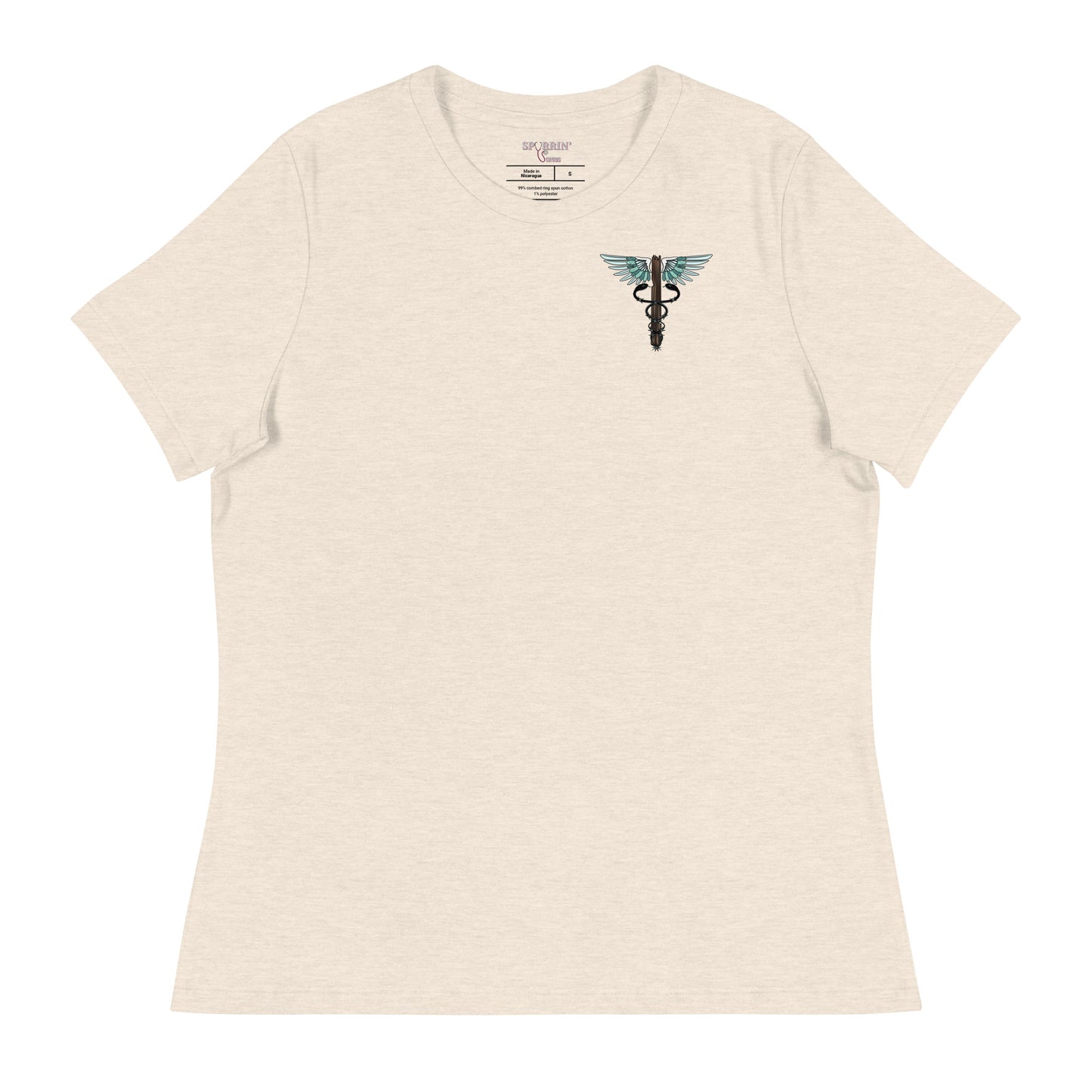 Cowgirl Caduceus- Women's Relaxed T-Shirt