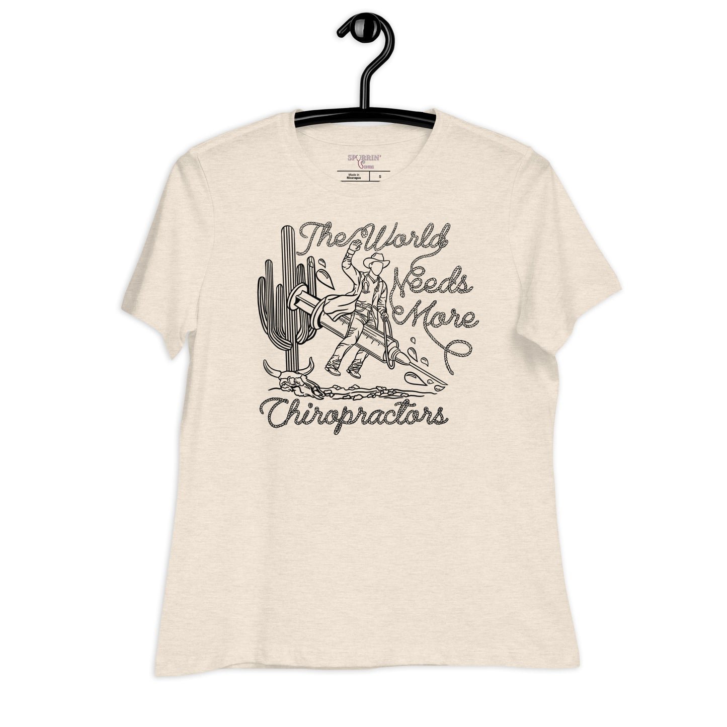 TWNM- Chiropractors Women's Relaxed T-Shirt Light Colors