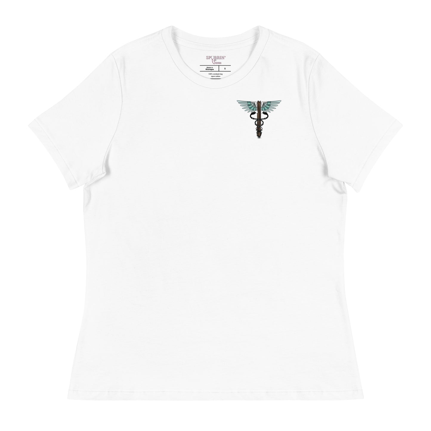 Cowgirl Caduceus- Women's Relaxed T-Shirt