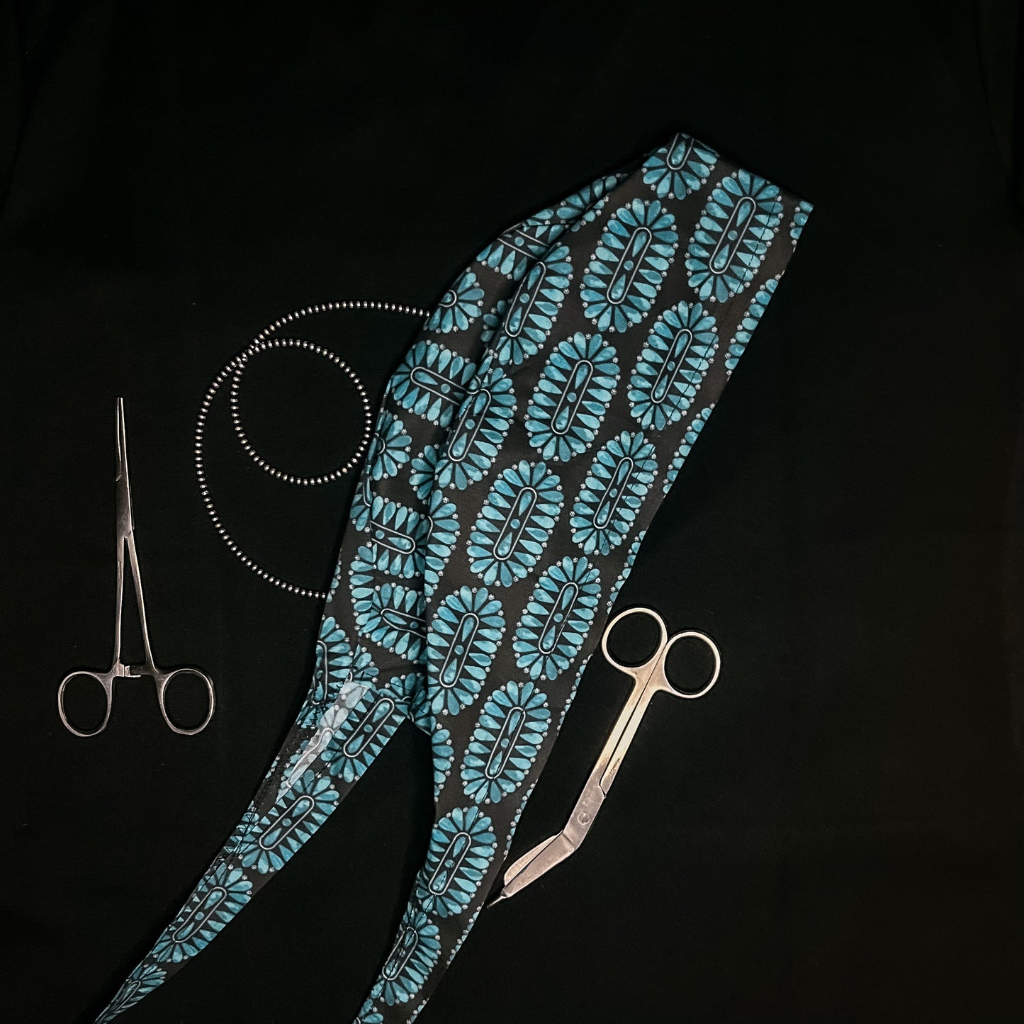 Turquoise Scrub Cap